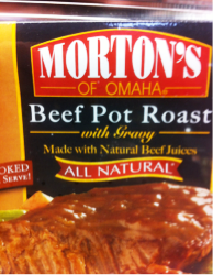 Beef Pot Roast Fully Cooked w Gravy 2.29 lb - 2.50 lb AF Only